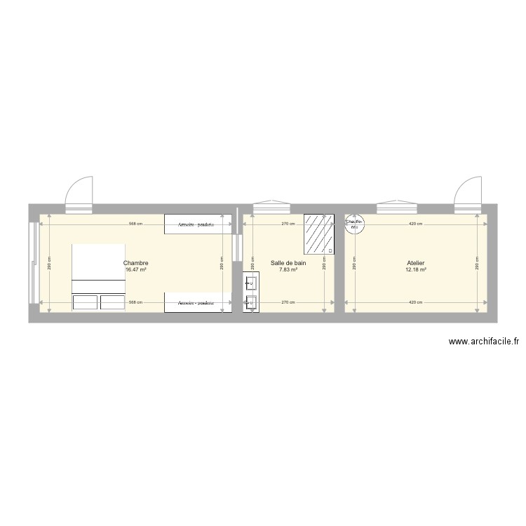 Extension 2. Plan de 0 pièce et 0 m2