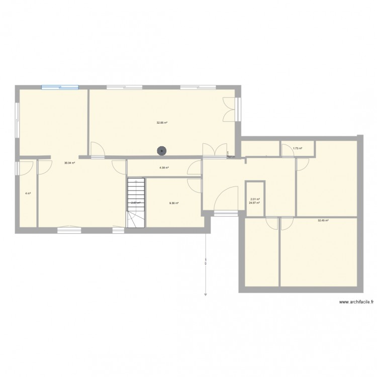 rez aulnes projet 001. Plan de 0 pièce et 0 m2