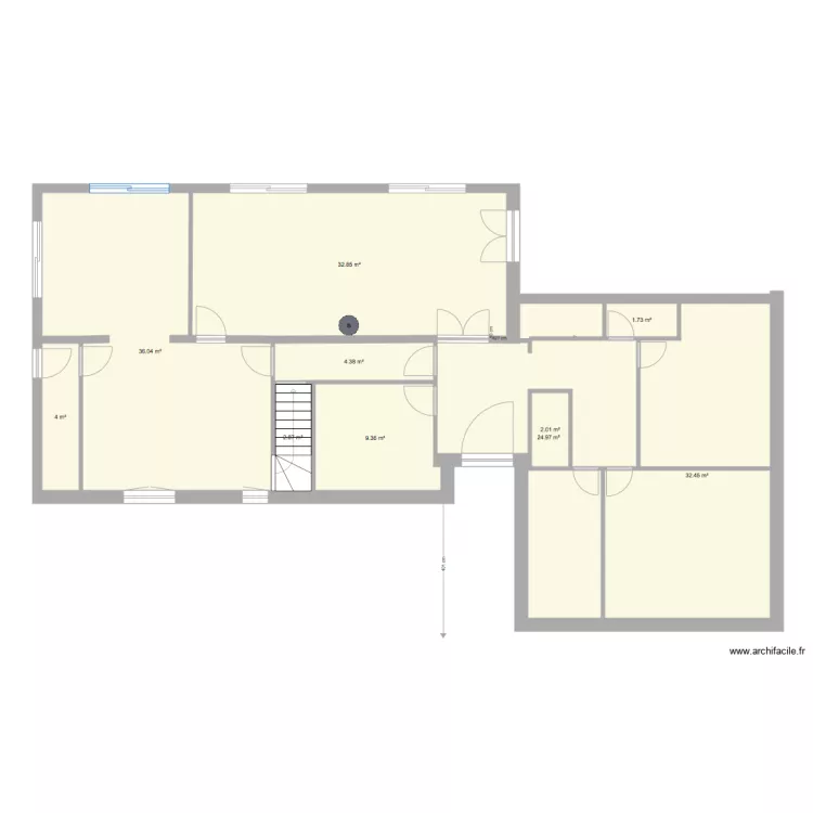 rez aulnes projet 001. Plan de 