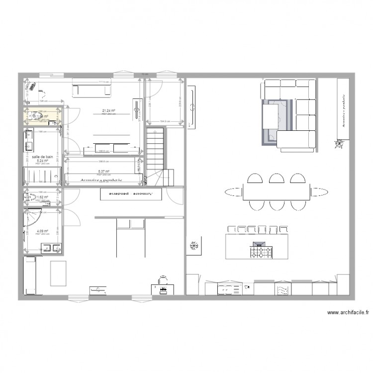 rénovation garagev2 etage. Plan de 0 pièce et 0 m2