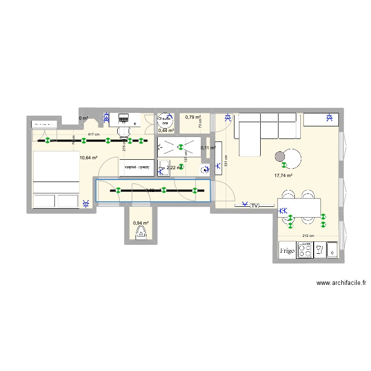 Voltaire 4. Plan de 0 pièce et 0 m2