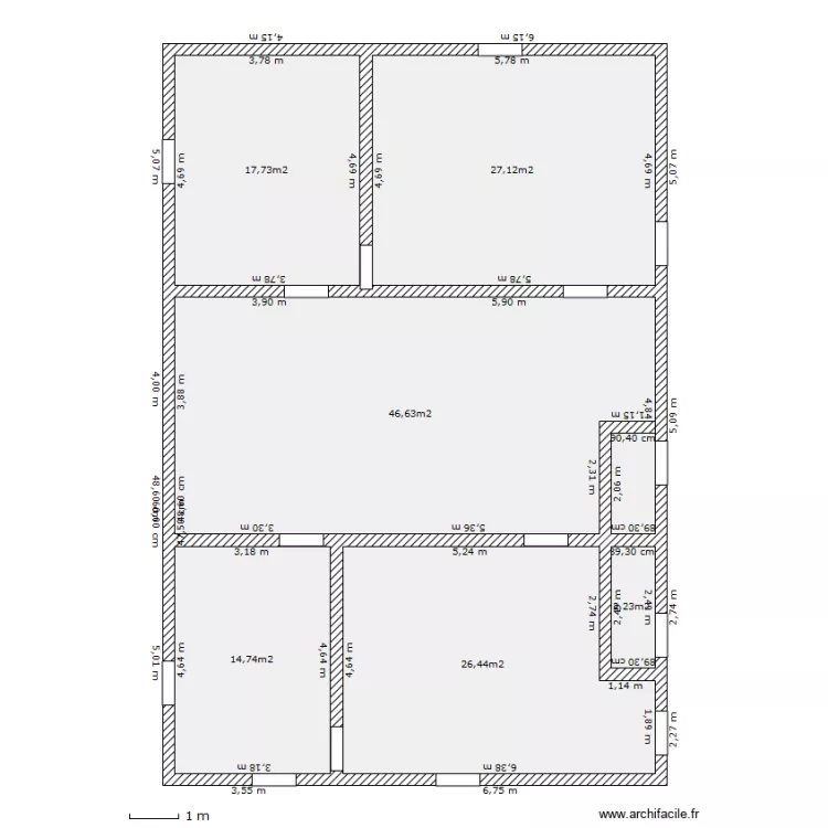 paulo bureau. Plan de 