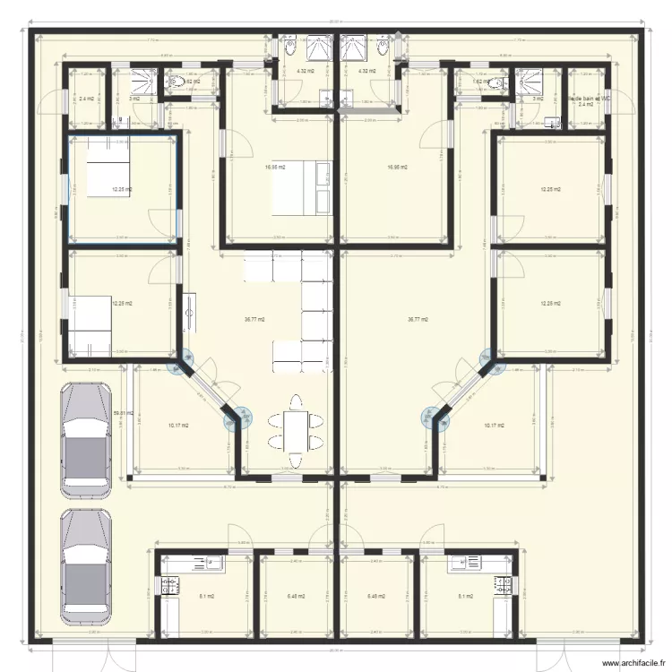 Villa A Louer Lotus Type v20170216 Renew. Plan de 0 pièce et 0 m2