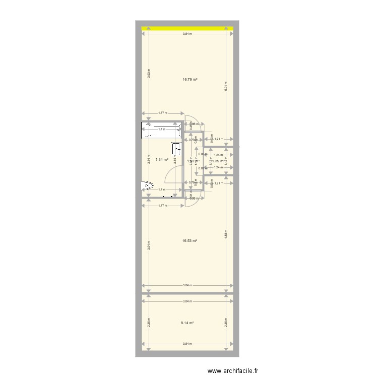 plan etage 2. Plan de 0 pièce et 0 m2