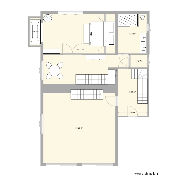 K ET N 2  s. Plan de 0 pièce et 0 m2