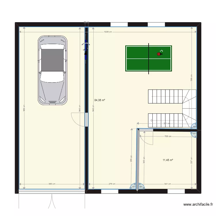 CAVE. Plan de 