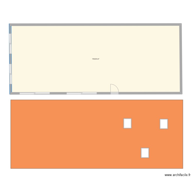 ME DIOUF  / 15X7= 105 M2. Plan de 0 pièce et 0 m2