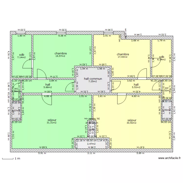 ceinture23.combles.3 OK. Plan de 