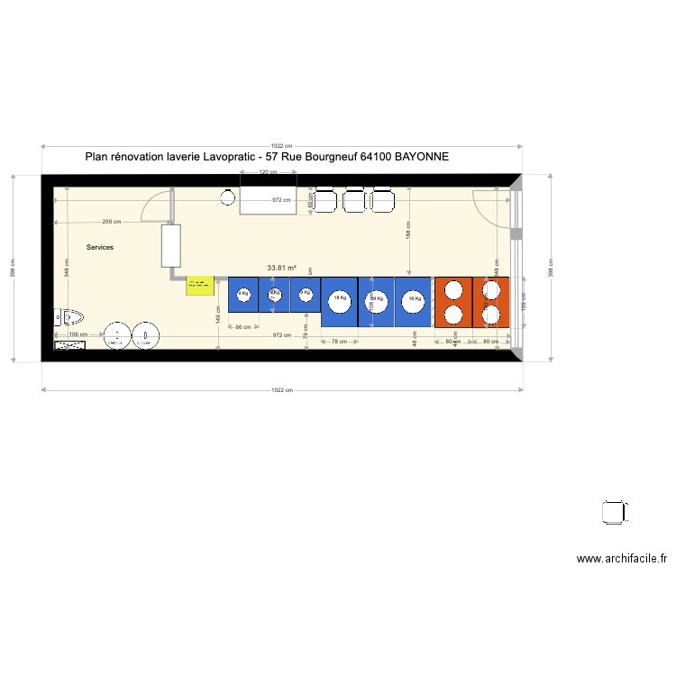 BAYONNE. Plan de 0 pièce et 0 m2