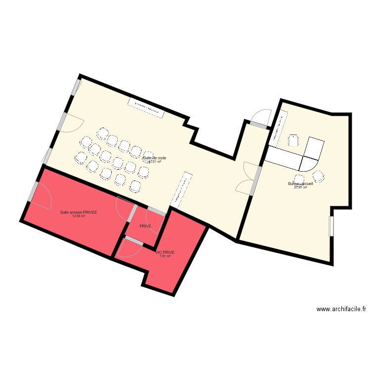 St Maurice. Plan de 0 pièce et 0 m2