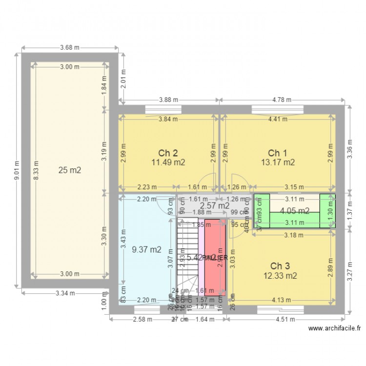 BOULONGNE etage 2. Plan de 0 pièce et 0 m2