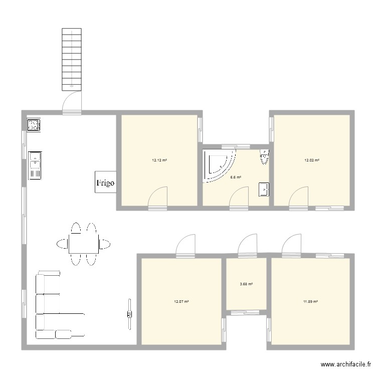Plan etage 2. Plan de 0 pièce et 0 m2