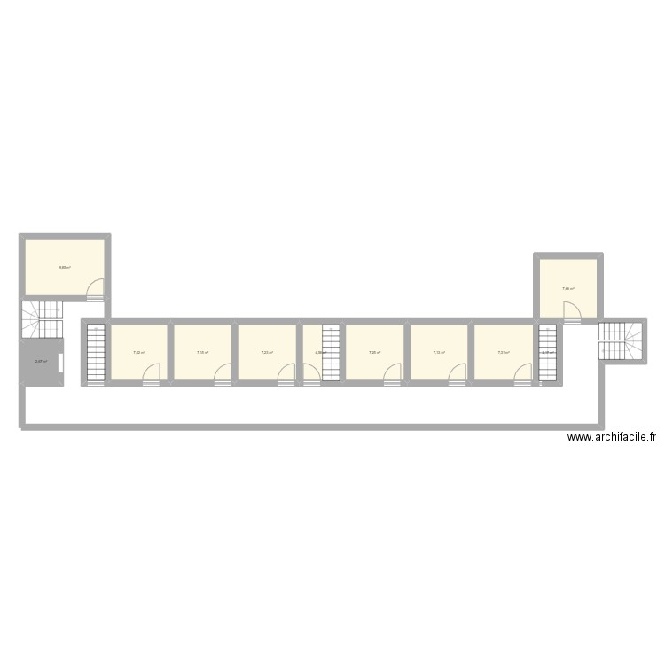 frans plan école 2e étage. Plan de 0 pièce et 0 m2