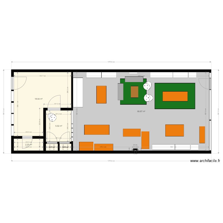 HOSSEGOR SHORTS REFONTE. Plan de 0 pièce et 0 m2