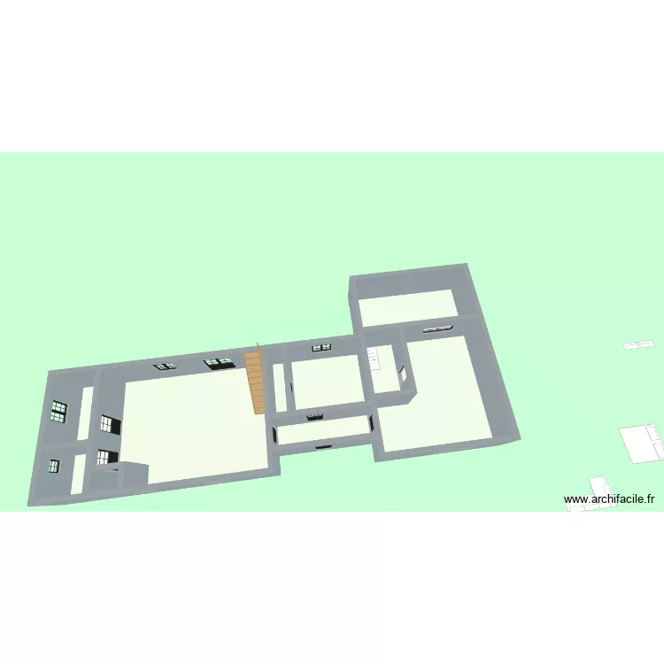 MAISON agrandissement 3. Plan de 11 et 149 m² MAISON agrandissement 3. Plan de 11 et 149 m²