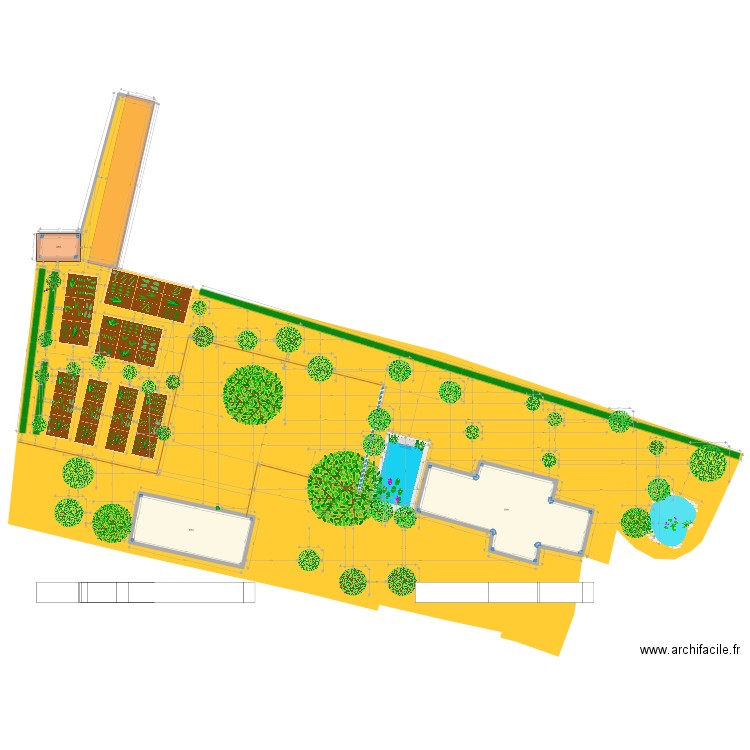 PLan Maison St Loup b. Plan de 3 pièces et 286 m2