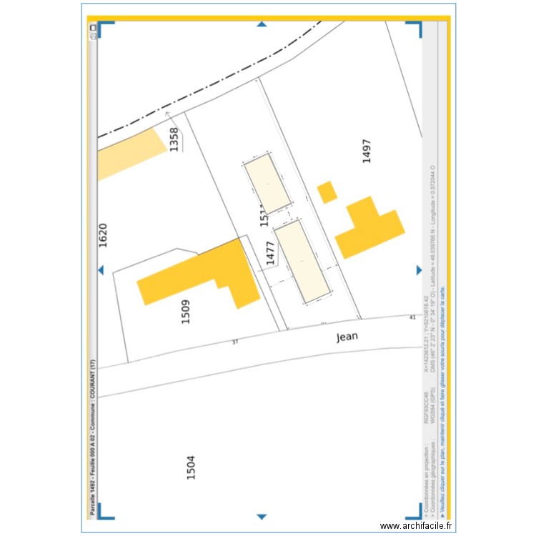 COURANT 2 . Plan de 0 pièce et 0 m2