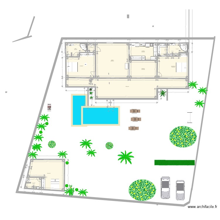 keuR DOUDOU 2. Plan de 12 pièces et 230 m2