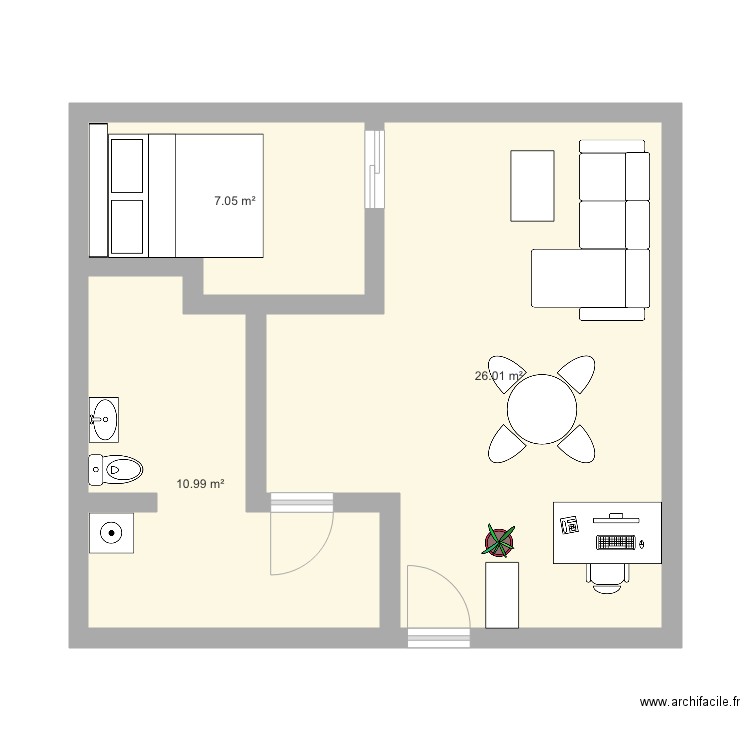 Appartement Residence Flandres 2. Plan de 0 pièce et 0 m2