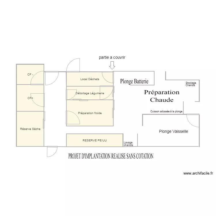LA VALERIANE. Plan de 