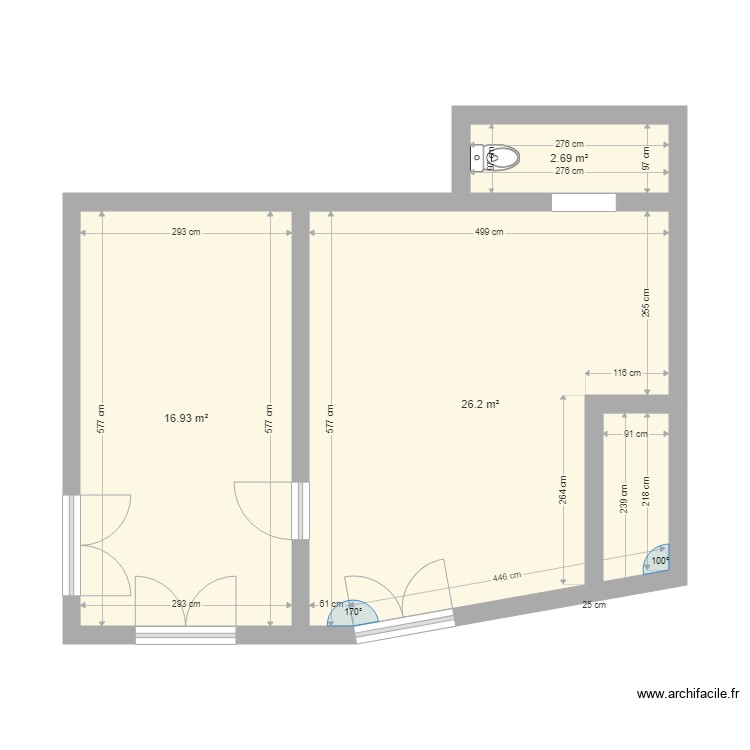 Gite  Leblanc vide. Plan de 0 pièce et 0 m2