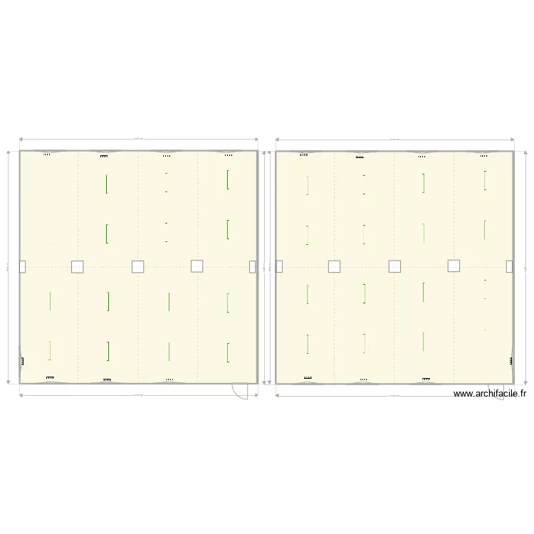 1200 x 1200. Plan de 