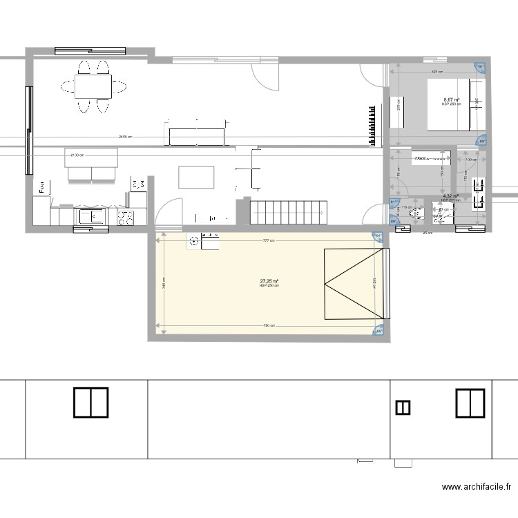 maison gtf bis. Plan de 0 pièce et 0 m2