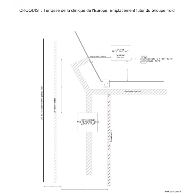 Clinique. Plan de 0 pièce et 0 m2