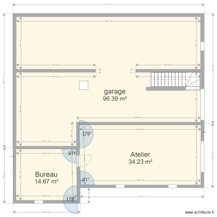 GARAGE. Plan de 0 pièce et 0 m2