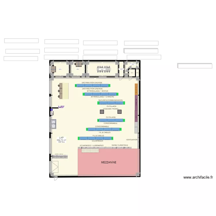 PUY EN VELAY. Plan de 8 Pièces et 683 m²