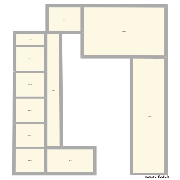 habitat partag&eacute; brochard. Plan de 0 pièce et 0 m2