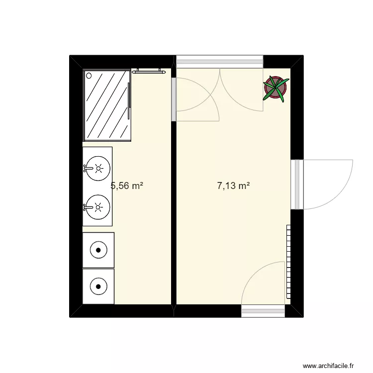 Suite parentale2. Plan de 