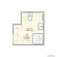 MAGDA - r&eacute;implant WC/Douche RDC