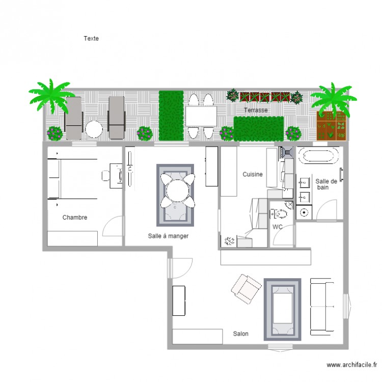 Notion de representation technique devoir 2. Plan de 0 pièce et 0 m2