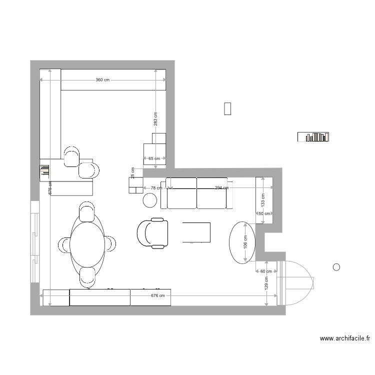 GISOU Séjour. Plan de 0 pièce et 0 m2