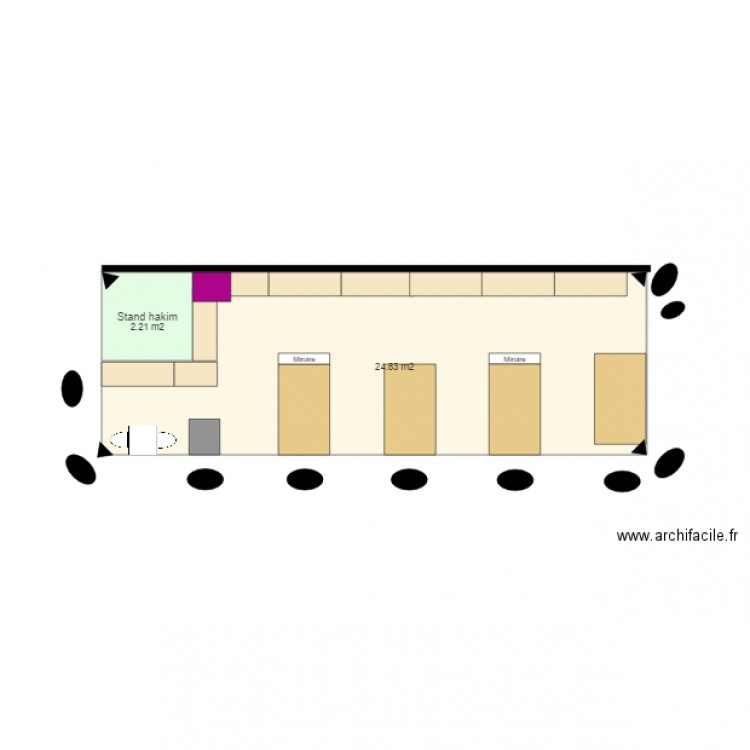 Salon bourget 1. Plan de 0 pièce et 0 m2