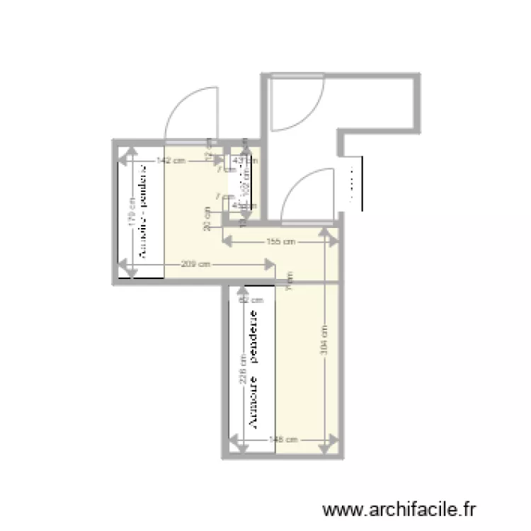 COULOIR 1. Plan de 