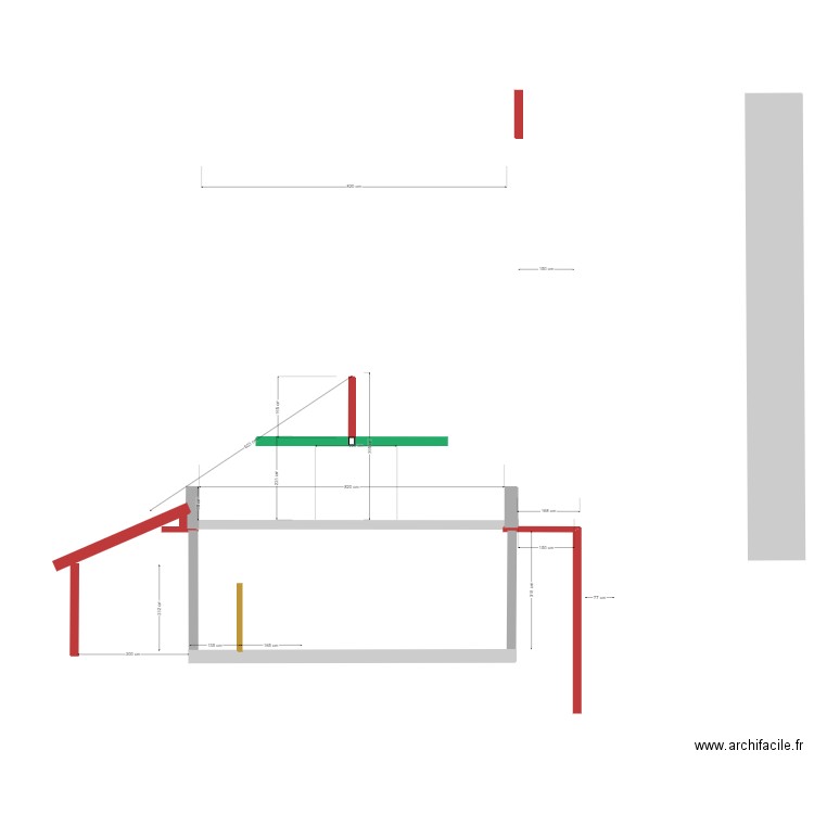 FACADE SUD RENOVATION. Plan de 0 pièce et 0 m2