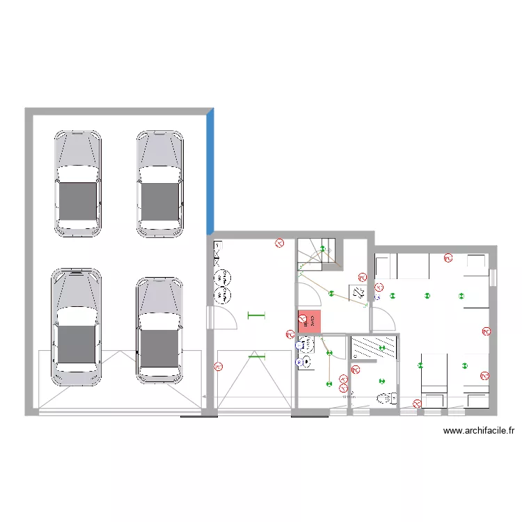 muscadelle schema elec. Plan de 