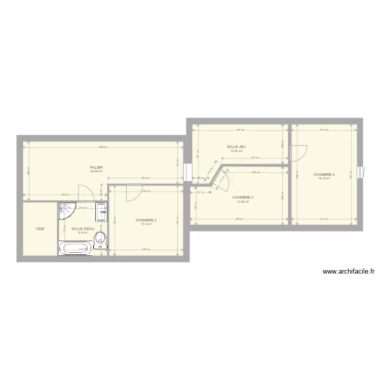 MAISON ETAGE. Plan de 