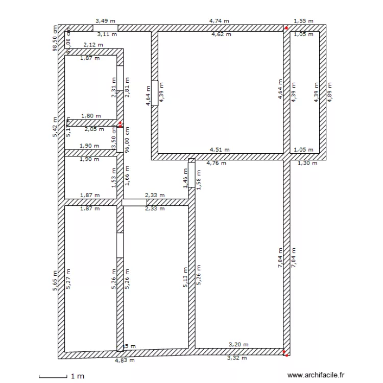 bureau. Plan de 