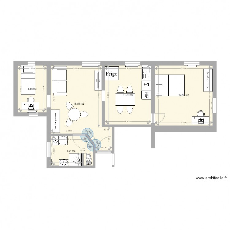 1 étage Guillaume version 1   16 05 2016. Plan de 0 pièce et 0 m2