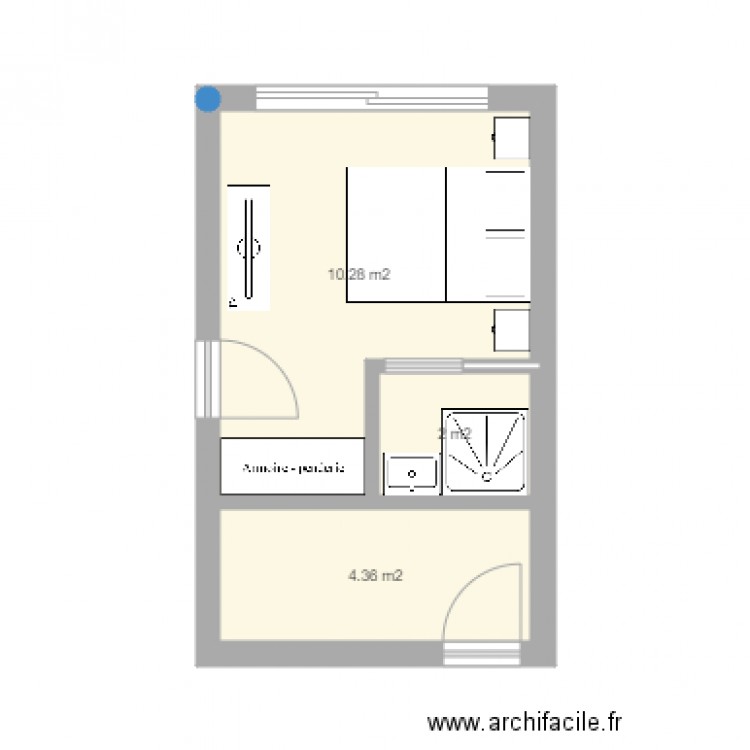 amenagement garage. Plan de 0 pièce et 0 m2