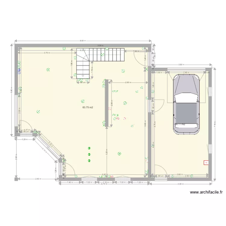 RDC d&eacute;finitif. Plan de 