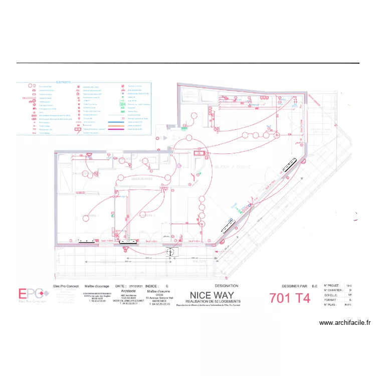 Schema elec. Plan de 