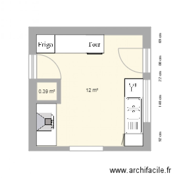 cuisine. Plan de 0 pièce et 0 m2