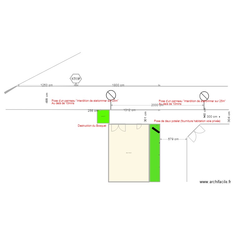 Projet Chemin. Plan de 0 pièce et 0 m2