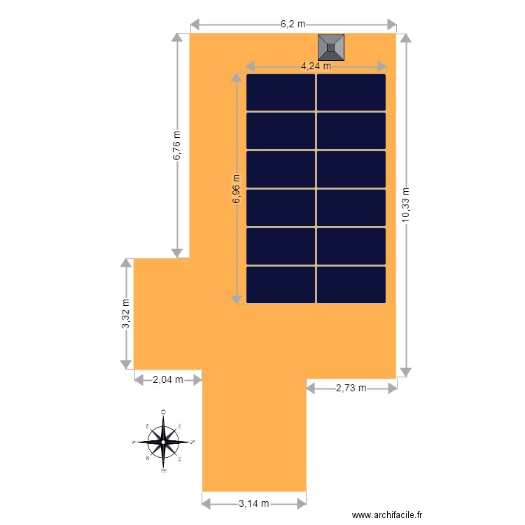 GREZARD. Plan de 0 pièce et 0 m2