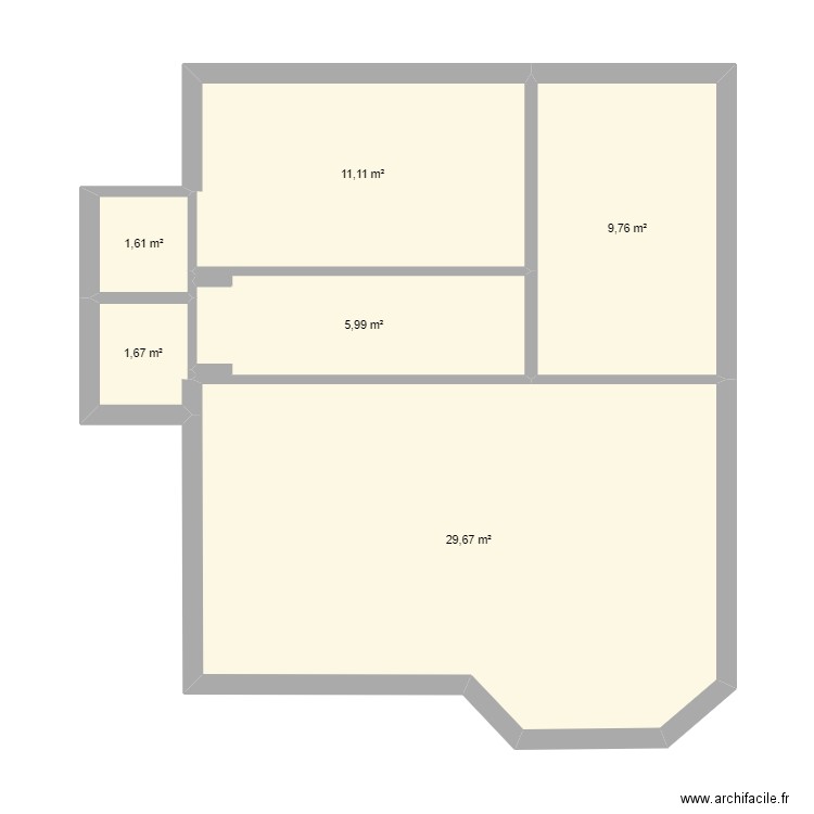 RDC. Plan de 0 pièce et 0 m2