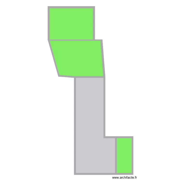 chaussee de courcelles 291. Plan de 
